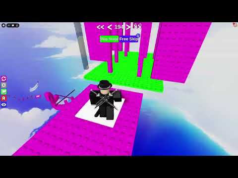 Spiral Difficulty Chart Obby - Stages 191 - 195 (STRESSFUL)