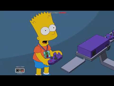 Los Simpson - convención de videojuegos