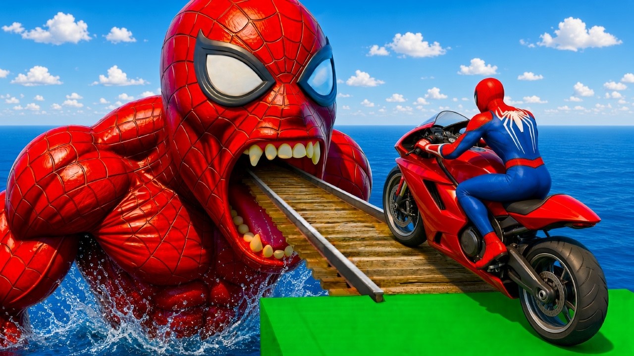 الرجل العنكبوت انقاذ باتمان Spider-Man Rescue batman vs iron man vs venom funny Game GTA 5 superhero