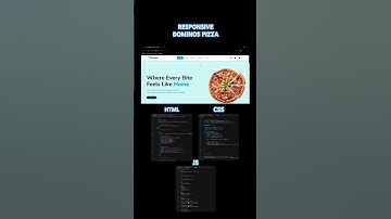 Responsive Dominos Pizza #html #css #javascript #webdesign #webdevelopment #responsivedesign #pizza