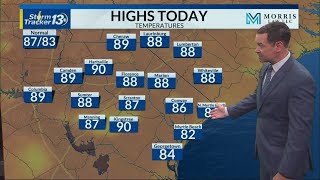 Heat and humidity returns
