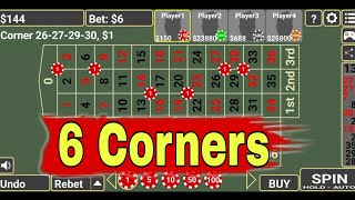 6 Corners System | Roulette Strategy Test 