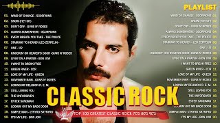 Top 100 Best Classic Rock Songs Of All Time - ACDC, U2, Aerosmith, Queen, Bon Jovi, Guns N Roses