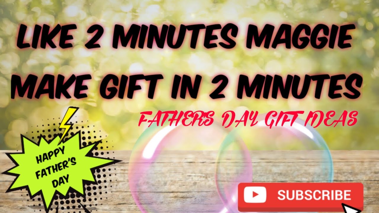 A gift handmade is a gift not replaced...so celebrate Father's day with