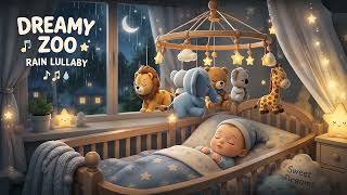 Dreamy Zoo Lullaby with Soft Rain Sounds for Babies 🐘🌧️ เพลงกล่อมเด็กนอนหลับง่าย [1 HOUR] screenshot 5