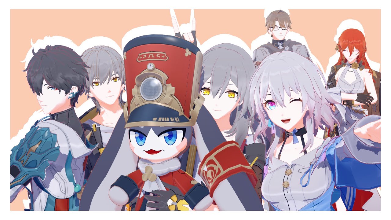 【Honkai：Star Rail MMD】HIASOBI / ヒアソビ【All Characters】