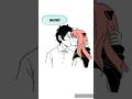 eat or k&igrave;ss | Damian sneakily kissed anya #shorts #spyxfamily #animekiss
