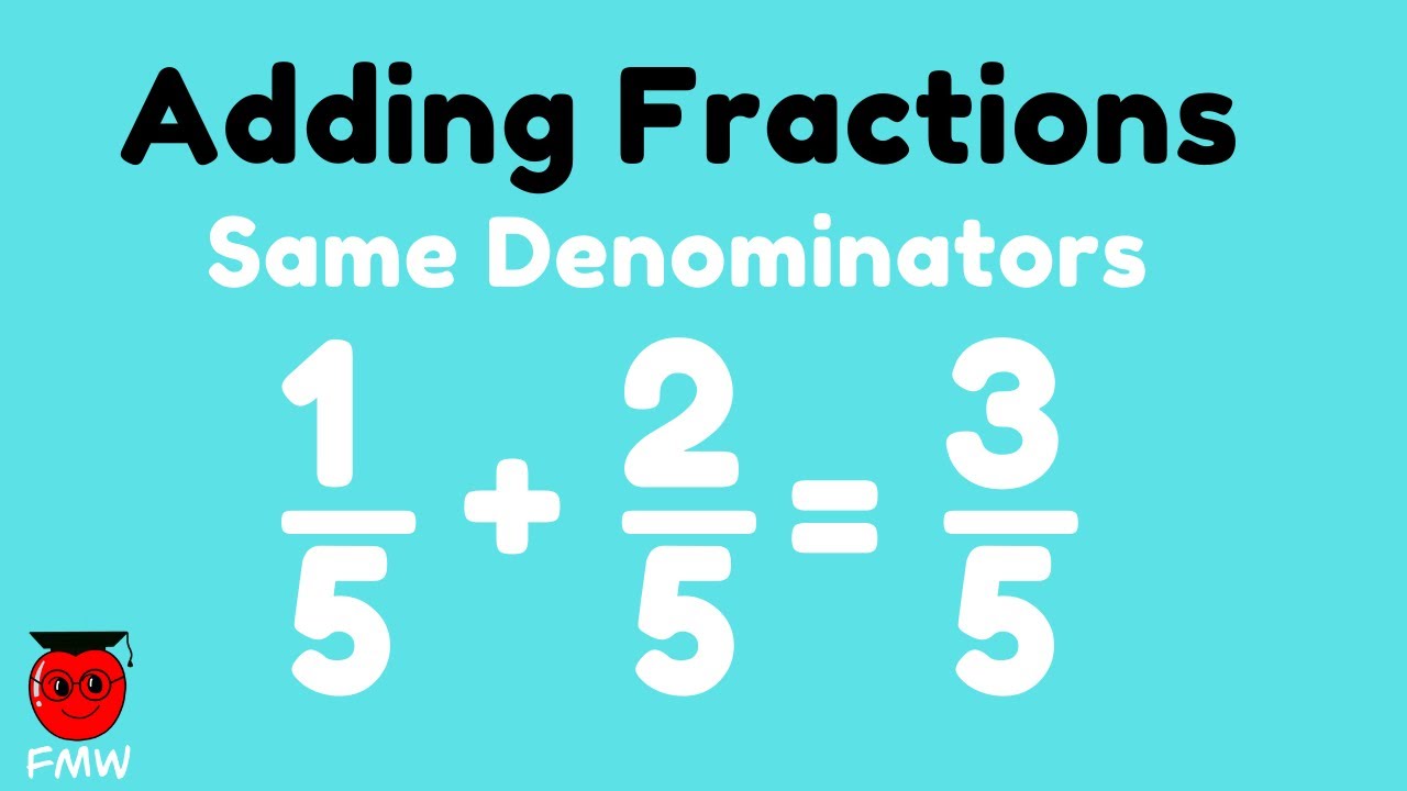Adding Fractions with Same Denominator | Grade 3 - YouTube