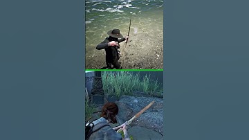 SHOOTING IN WATER COMPARISON (RDR2 VS TLOU2) PART 4