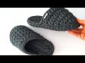 Crochet slippers pattern / tutorial for beginners /