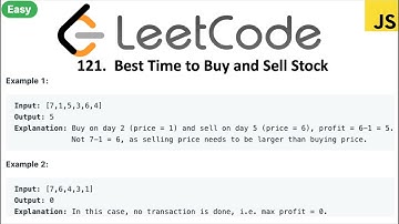 LeetCode 121 Best Time to Buy and Sell Stock in javascript