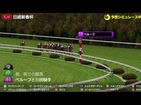 日経新春杯（GⅡ）競馬レース展開予想 競馬シミュレーション2018年 「競馬レース結果ハイライト」≪競馬場の達人,競馬予想≫