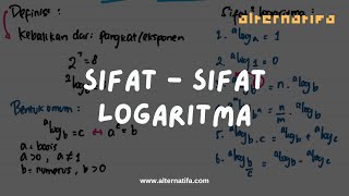 Matematika IPA - SIfat - sifat logaritma | Alternatifa | Matematika IPA - SIfat - sifat logaritma | Alternatifa |