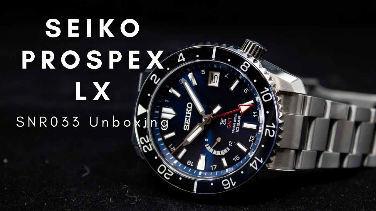 Seiko Prospex SNR033 Unboxing - YouTube