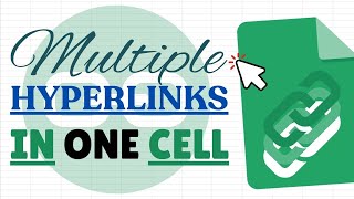 Place Multiple Hyperlinks in one Cell in Google Sheets (3in1)
