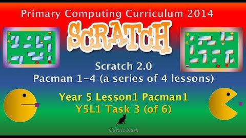 Y5L1 Pacman1 Task 3 (of 6) Scratch 2.0 Tutorial