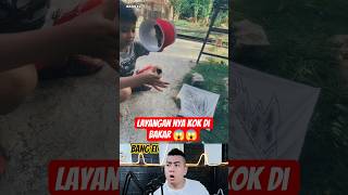 I thought I was burning a good kite, but it turned out I was burning a broken kite #shorts #react...