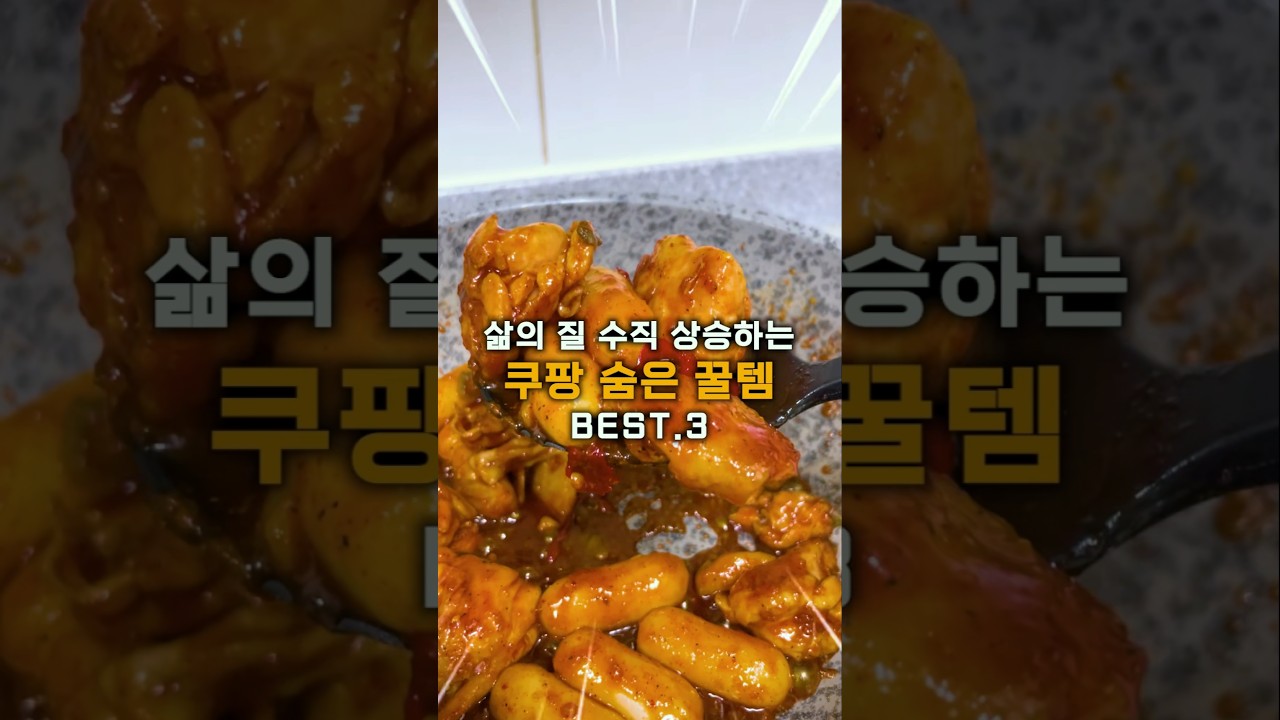삶의 질 상승하는 쿠팡 추천템 3가지