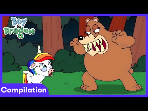 Boy & Dragon - Unicorn's Secret Origin! | WildBrain Kids | WildBrain Kids