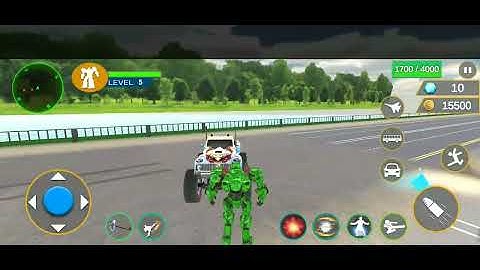 Army Bus Robot Car Game 3D - Android Gameplay