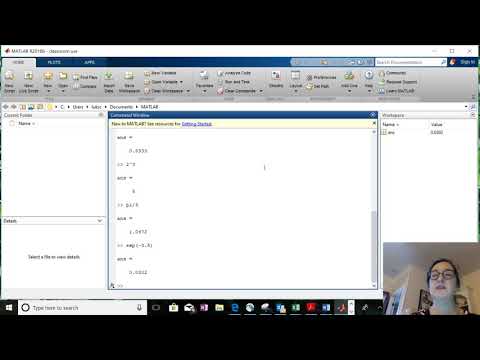 Intro to MATLAB as a calculator