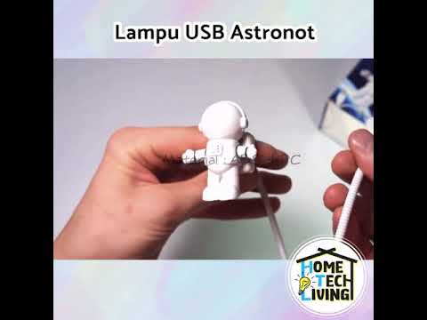 Video: Lampu USB (31 Foto): Lampu LED Fleksibel Dalam Bentuk Astronot Dan Model LED Untuk Lampu Latar Keyboard Komputer