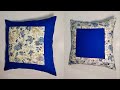 Decorating ideas  patchwork pillow  sewing tips and tricks