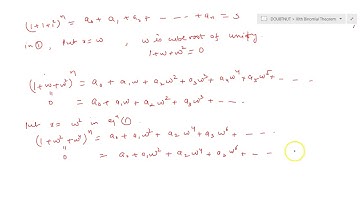 If `(1+x+x^2)^n=a_0+a_1x+a_2x^2+........a_(2n)x^(2n);` Find the value of `a_0+a_3+a_6+........
