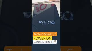 Techno Spark Go | Power On Loading time shortsfeed