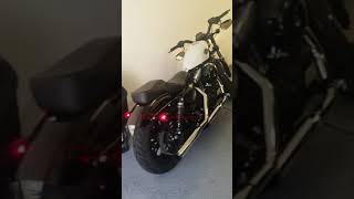 Warming up the bikes! Loud Rinehart exhaust!