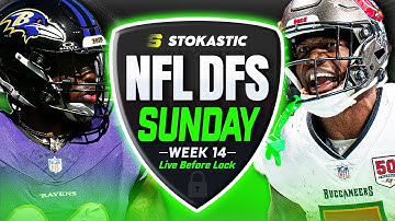 NFL DFS Live Before Lock | Week 14 NFL DFS Picks for DraftKings & FanDuel