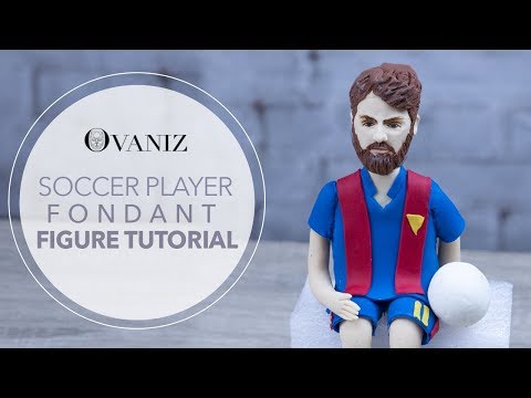 Fondant figures tutorial | Football cake toppers | Football figures for cakes | Fondant sculpting
