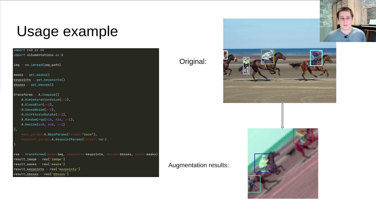 Mikhail Druzhinin: Open Data Science Open Source. Albumentations - YouTube