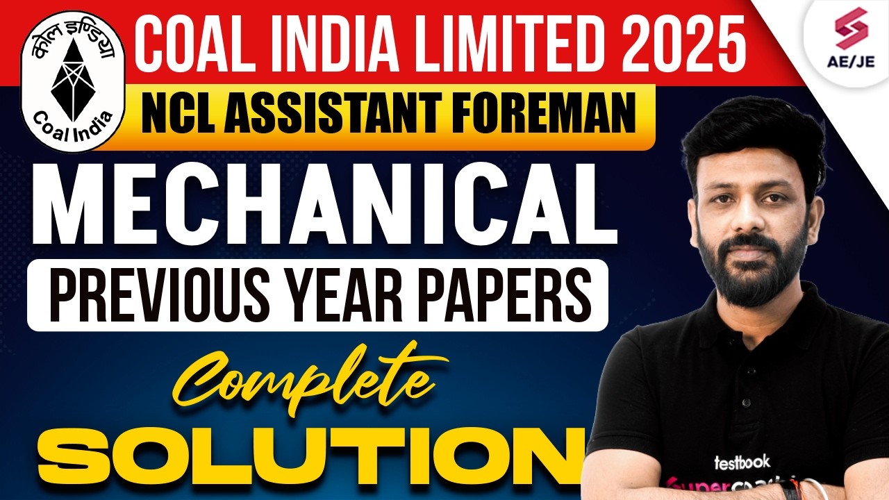 NCL Assistant Foreman Preparation 2026 | NCL Assistant Foreman Mechanical Question Paper | Rahul Sir