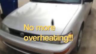 How to replace radiator for 1995 Toyota Corolla