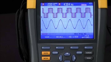 How To Use a USB Drive To Transfer Data From a Fluke ScopeMeter® Portable Oscilloscope