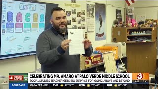 Phoenix middle school teacher awarded Silver Apple for student mentorship