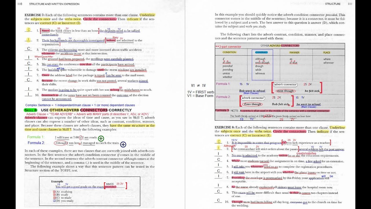 Structure Skill 8 [p.110-111] (GT-Skill 6)