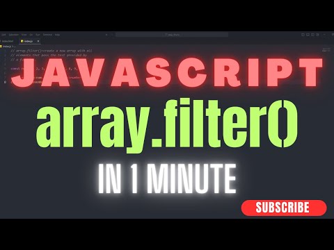 Unlock the Power of Array.filter Method in 1 Minute || JavaScript