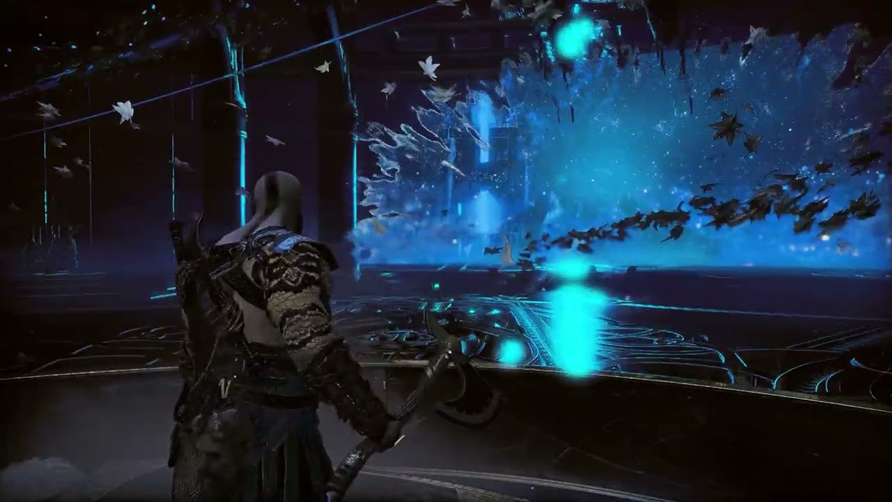 God Of War 4 : PC | Kratos Travels To Helheim Through Bifrost bridge