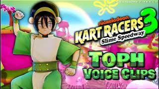 All Toph Beifong Voice Clips • Nickelodeon Kart Racers 3: Slime Speedway • Voice Lines • 2021