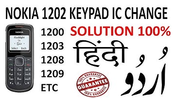 Nokia 1202 Keypad Buttons Not Working Solution 100% Working