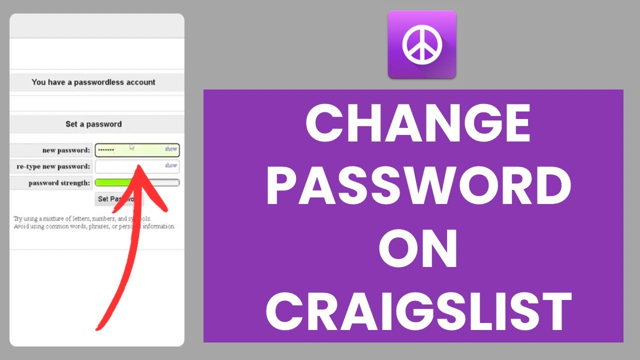 How to Change Your Craigslist Password (Quick & Easy!) YouTube