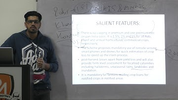 UPSC IAS Exam-Government Schemes for Prelims 2019 - Pradhan Mantri Fasal Bima Yojana