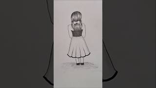 Easy to draw a beautiful girl drawing 😍 #easydrawing #art #drawing #shots #viral