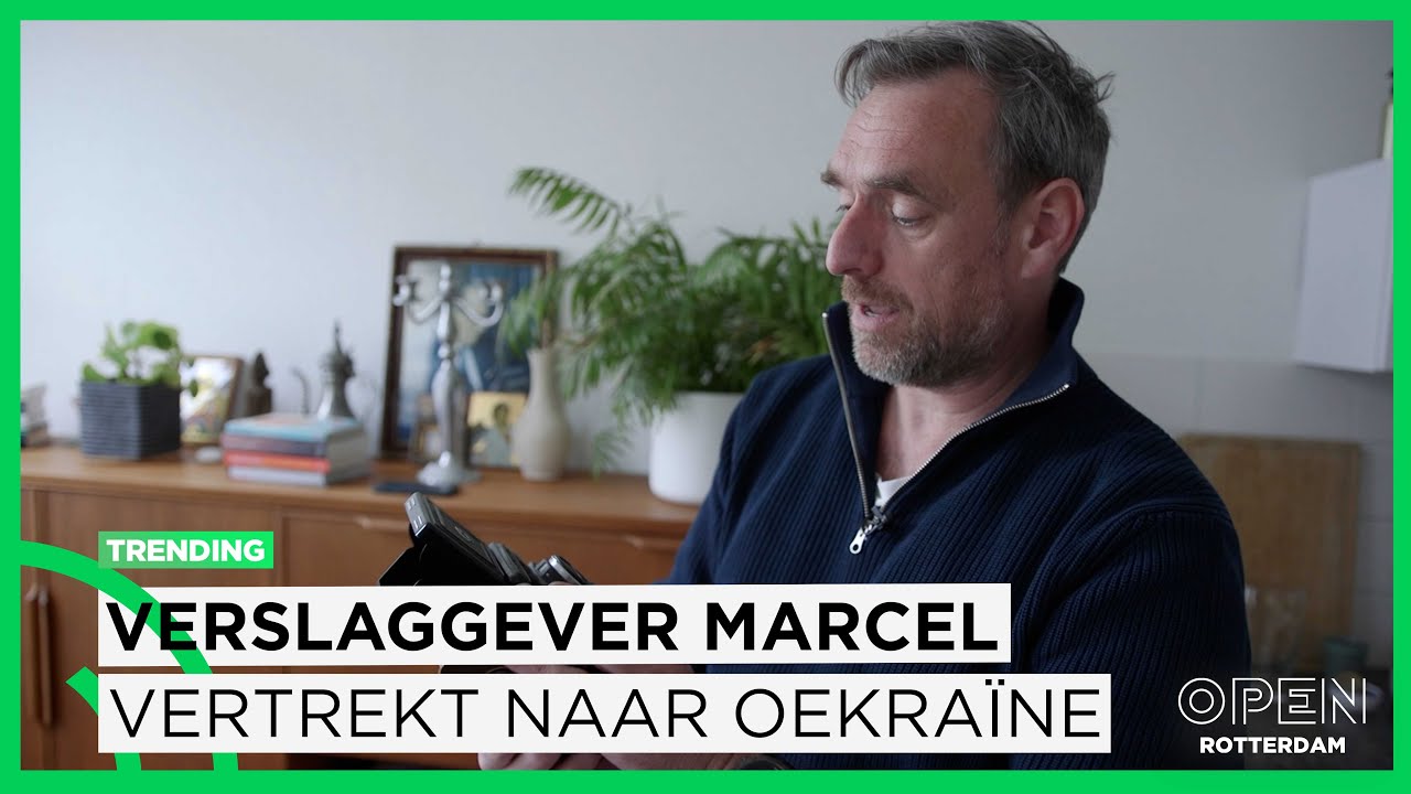 Rotterdamse journalist Marcel van der Steen vertrekt naar Oekraïne | TRENDING