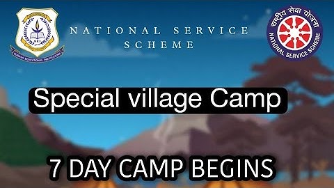 NSS SPECIAL VILLAGE CAMP || INAUGRATION DAY - SURANA COLLEGE NSS UNIT