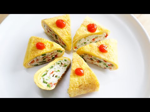 #1 Thực đơn keto 7 ngày | Thực đơn giảm cân|  Making egg rolls Keto |  Egg Rolled Omelet Mới Nhất