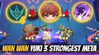 WAN WAN YUKI SKILL 3 + FULL GUARDIAN STRONGEST COMBO IN META | MAGIC CHESS MLBB