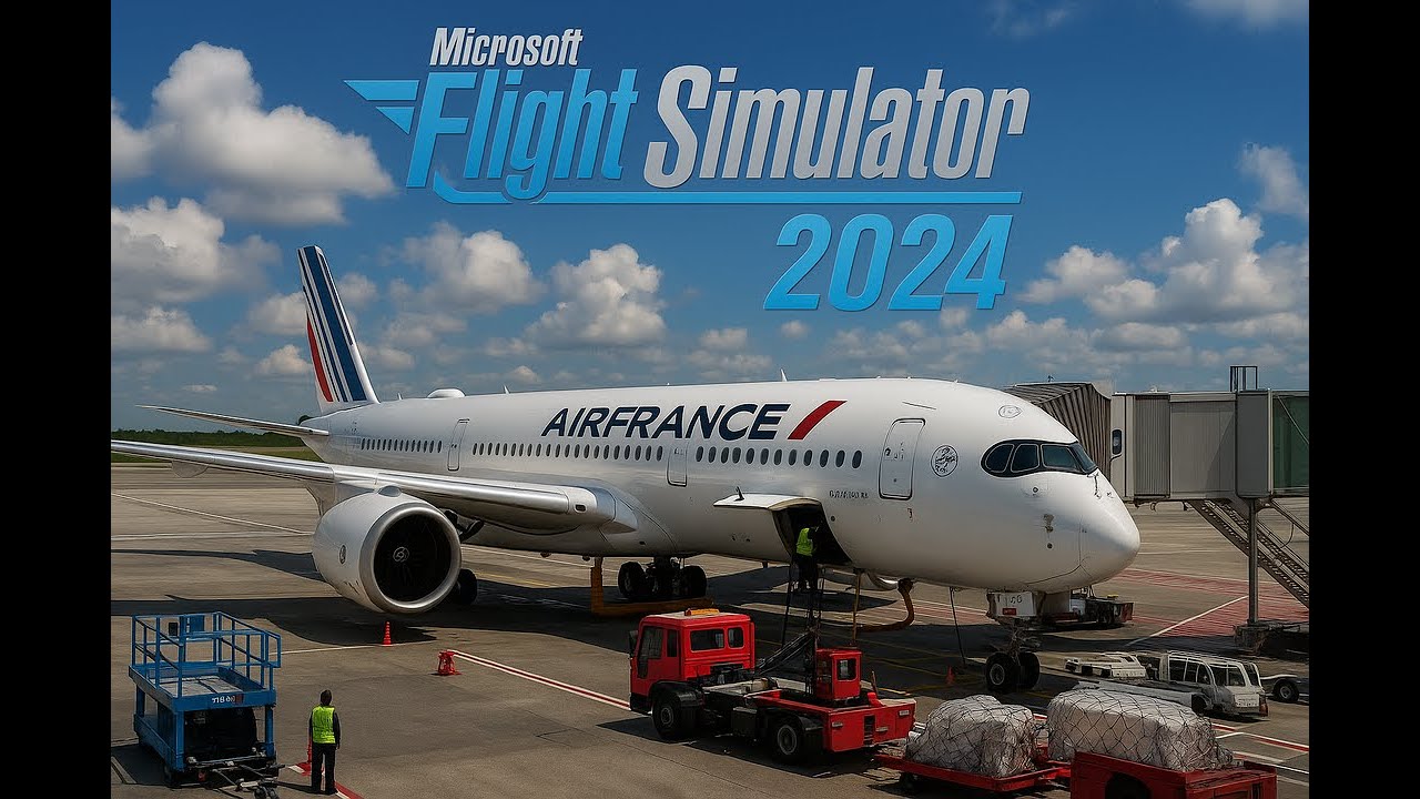 Chicago 🇺🇸 - 🇫🇷 Paris Air France Airbus A350 - MSFS24